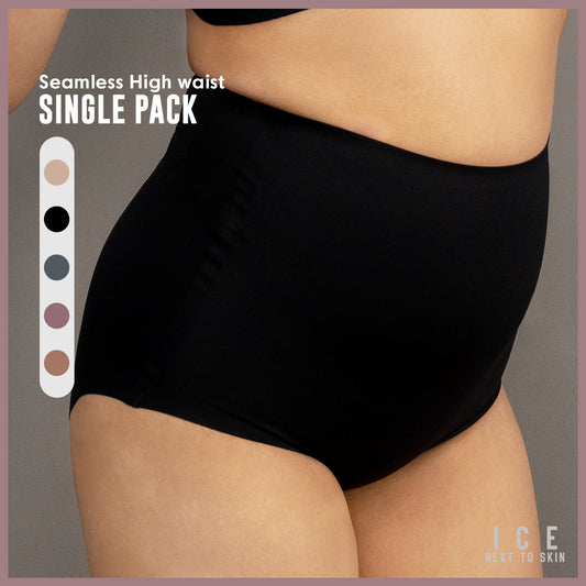 ICE Next to Skin Ladies Women Seamless Heatpress Comfort Silky Soft High Rise Shaper Mild Compression Panty Clara 1pc