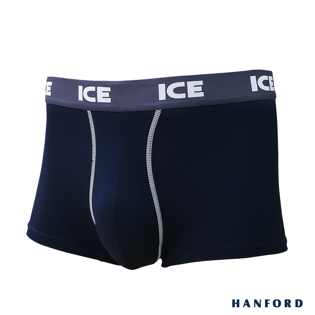 Hanford ICE Men Viscose w/ Spandex Boxer Briefs w/ Pouch Contrast Stitch Nolan (Single Pack)