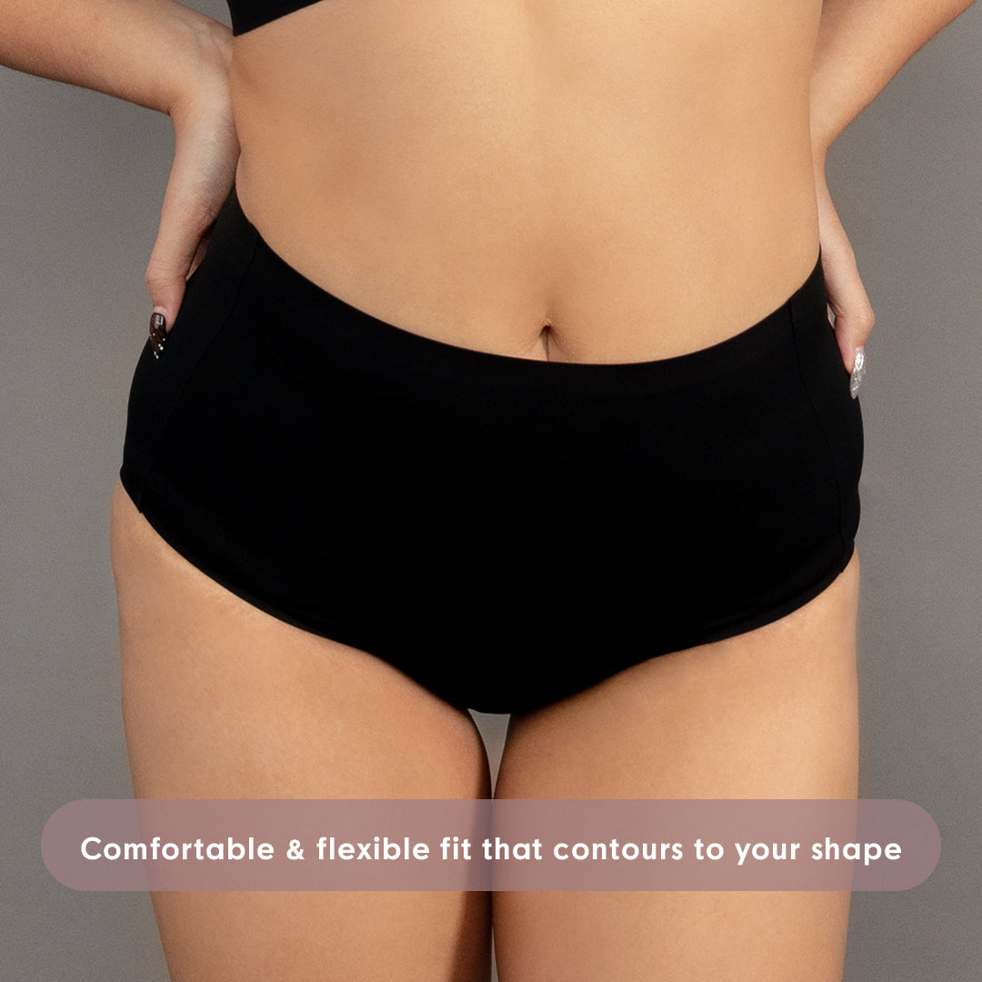 ICE Next to Skin Ladies Women Seamless Heatpress Comfort Fit Silky Soft Mid Waist Mid Rise Panty Cleo 1pc