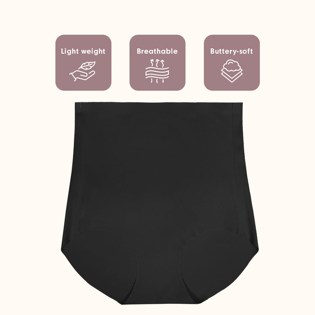 ICE Next to Skin Ladies Women Seamless Heatpress Comfort Silky Soft High Rise Shaper Mild Compression Panty Clara 1pc