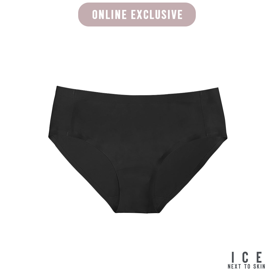 ICE Next to Skin Ladies Women Seamless Heatpress Comfort Fit Silky Soft Hipster Panty Carin  1pc