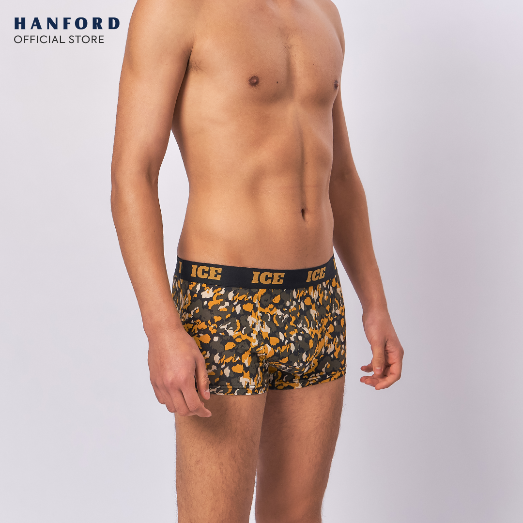 Hanford ICE Men Viscose w/ Spandex Boxer Briefs Geko - Gray (Single Pack)