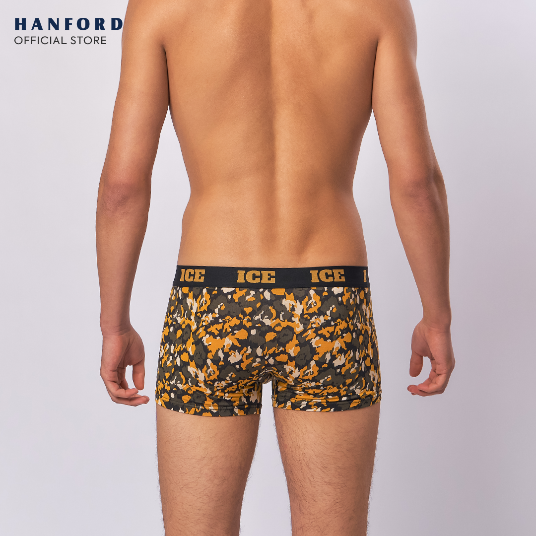 Hanford ICE Men Viscose w/ Spandex Boxer Briefs Geko - Gray (Single Pack)