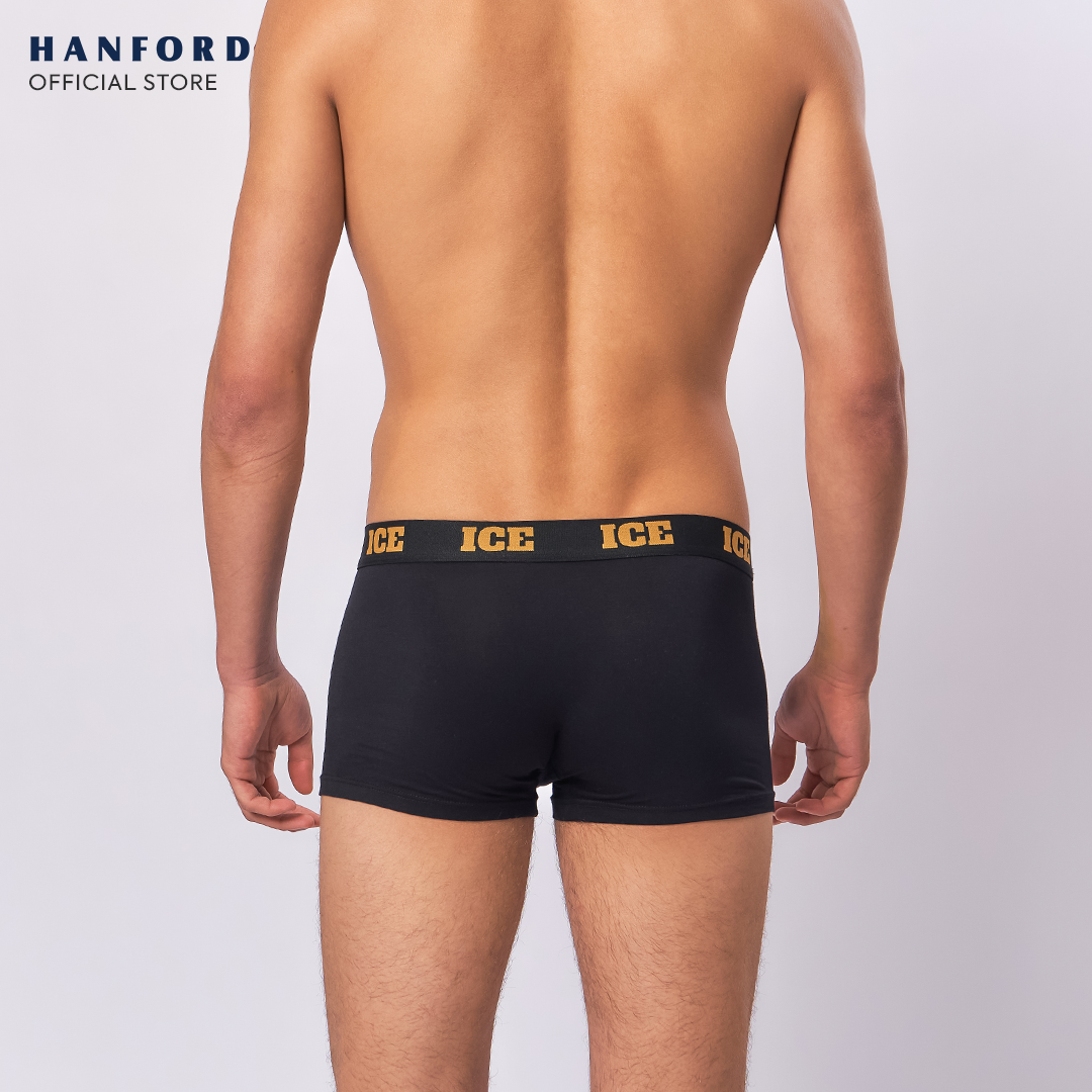 Hanford ICE Men Viscose w/ Spandex Boxer Briefs Leon - Black (Single Pack)