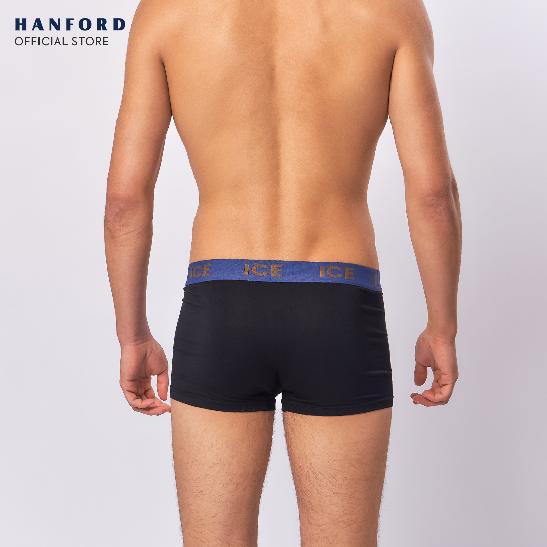 Hanford ICE Men Viscose w/ Spandex Boxer Briefs Tobin - Black (Single Pack)